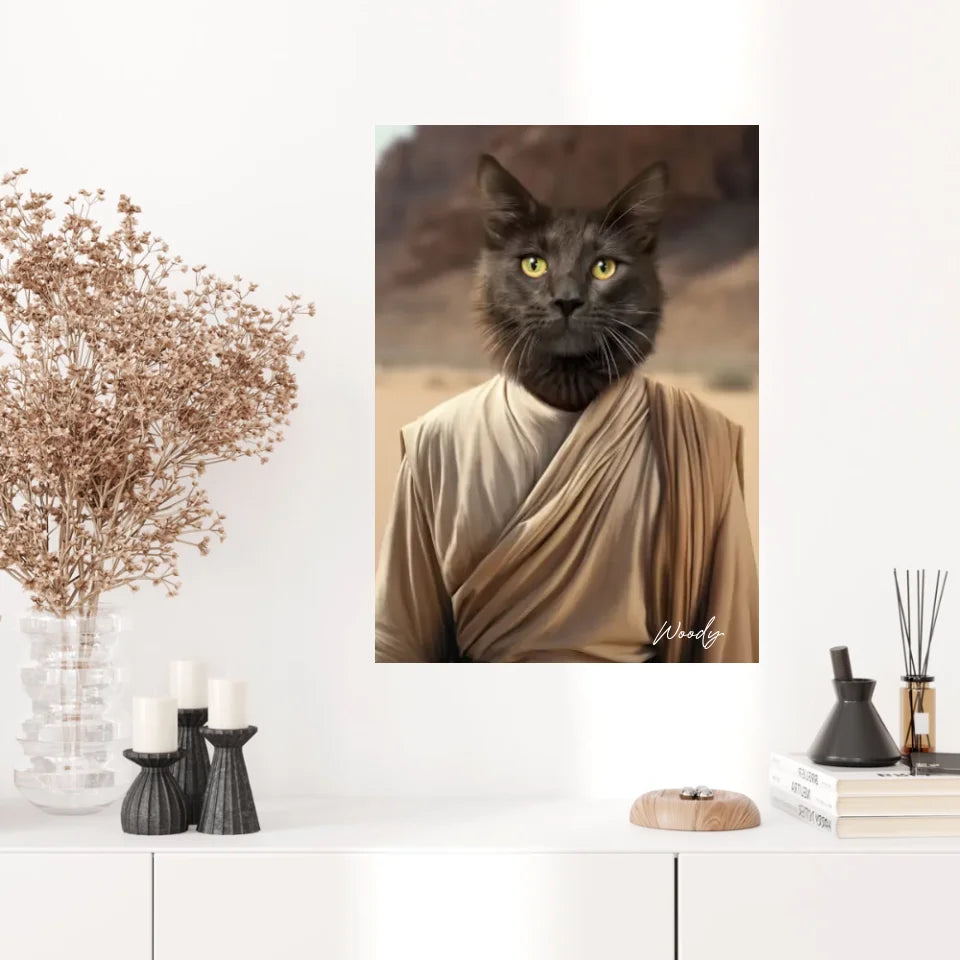 Tableau Animaux Portrait Personnalisé Rey Skywalker