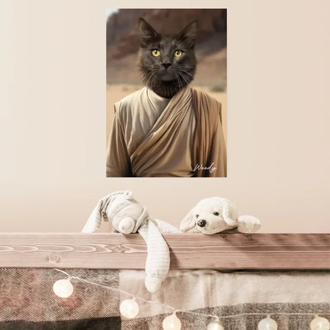 Tableau Animaux Portrait Personnalisé Rey Skywalker