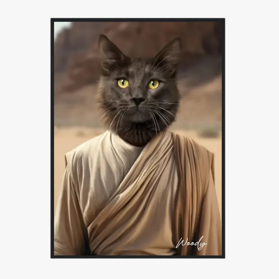 Tableau Animaux Portrait Personnalisé Rey Skywalker