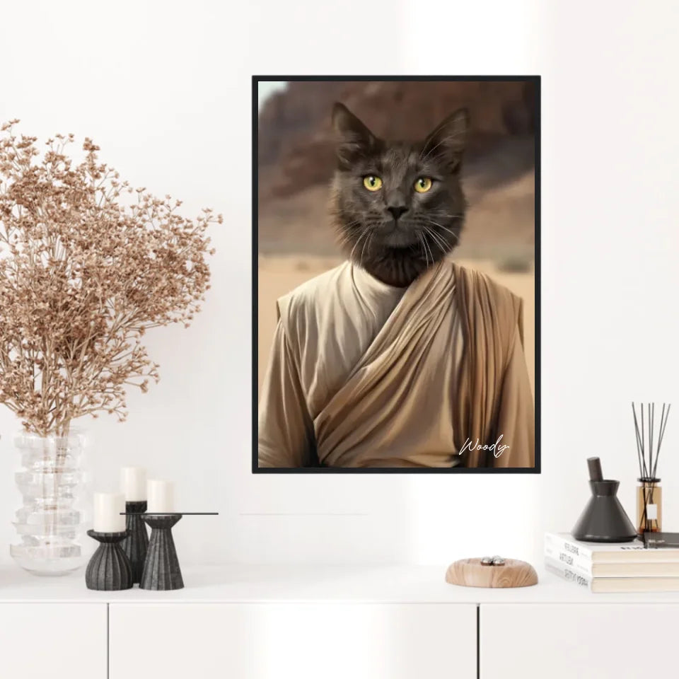 Tableau Animaux Portrait Personnalisé Rey Skywalker