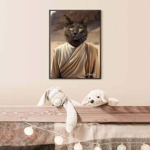 Tableau Animaux Portrait Personnalisé Rey Skywalker