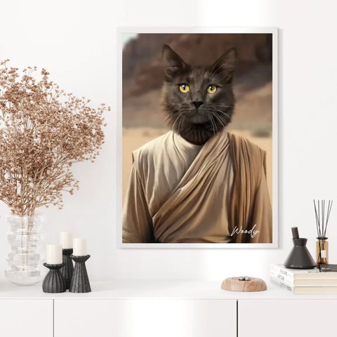 Tableau Animaux Portrait Personnalisé Rey Skywalker