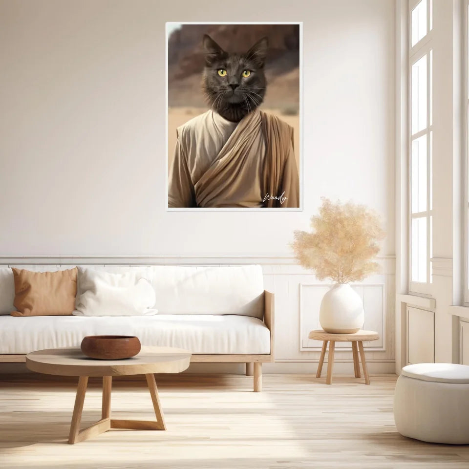 Tableau Animaux Portrait Personnalisé Rey Skywalker