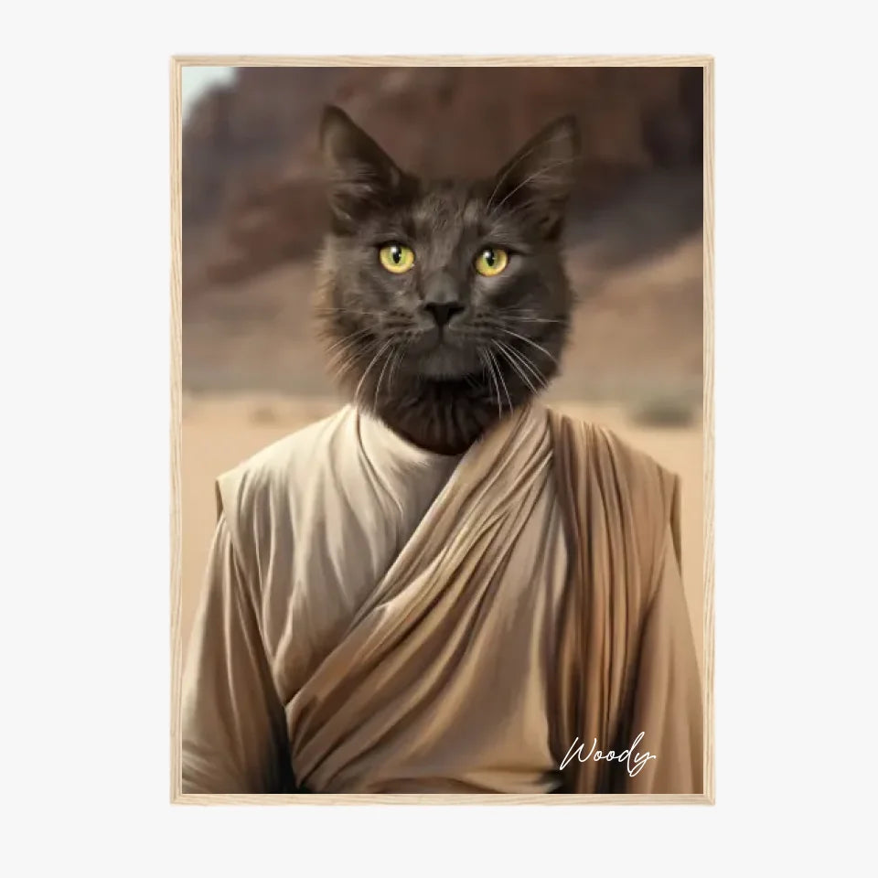 Tableau Animaux Portrait Personnalisé Rey Skywalker