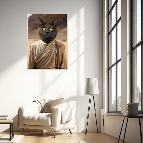 Tableau Animaux Portrait Personnalisé Rey Skywalker