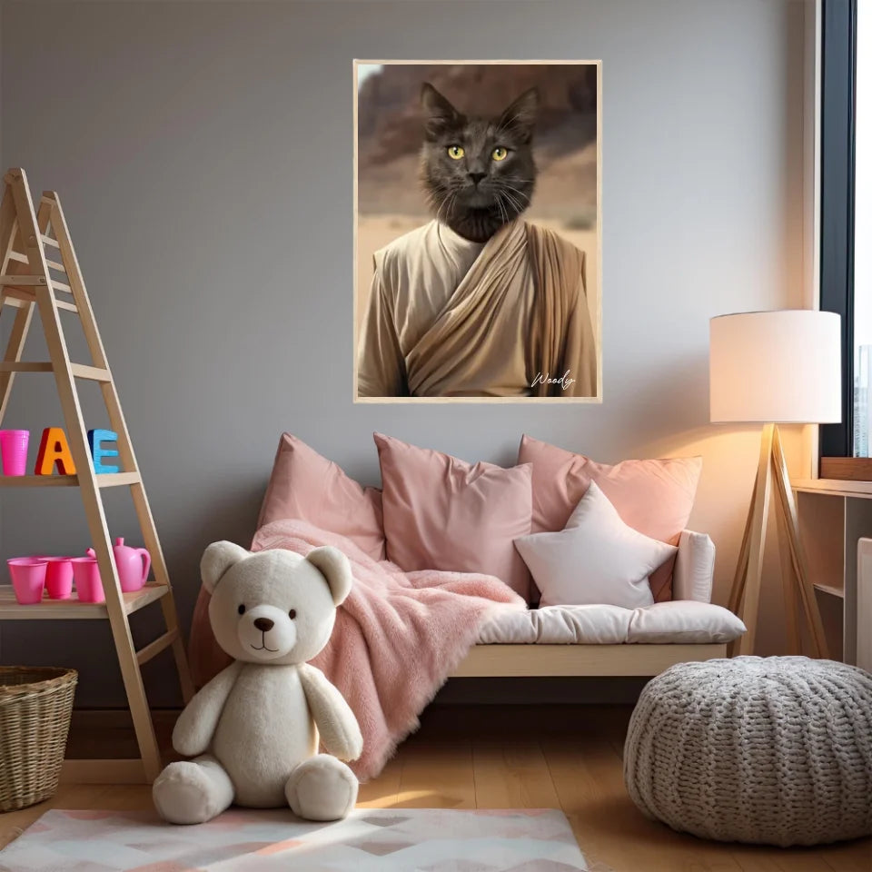 Tableau Animaux Portrait Personnalisé Rey Skywalker