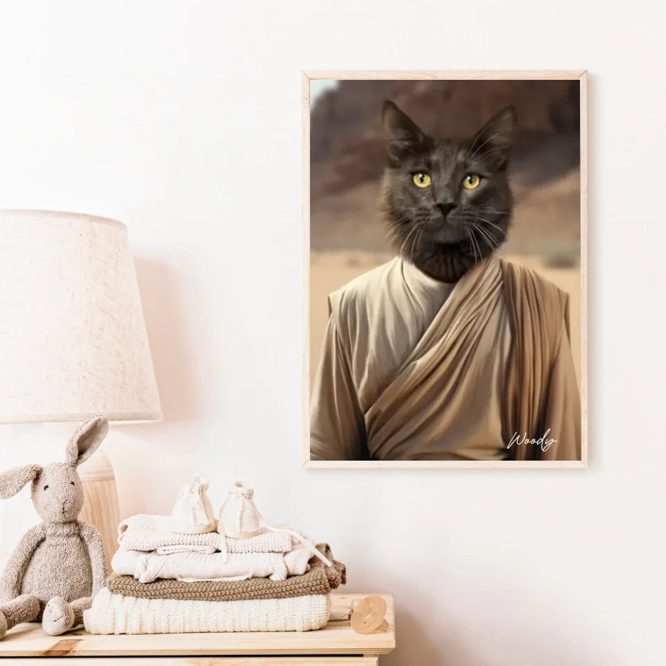 Tableau Animaux Portrait Personnalisé Rey Skywalker