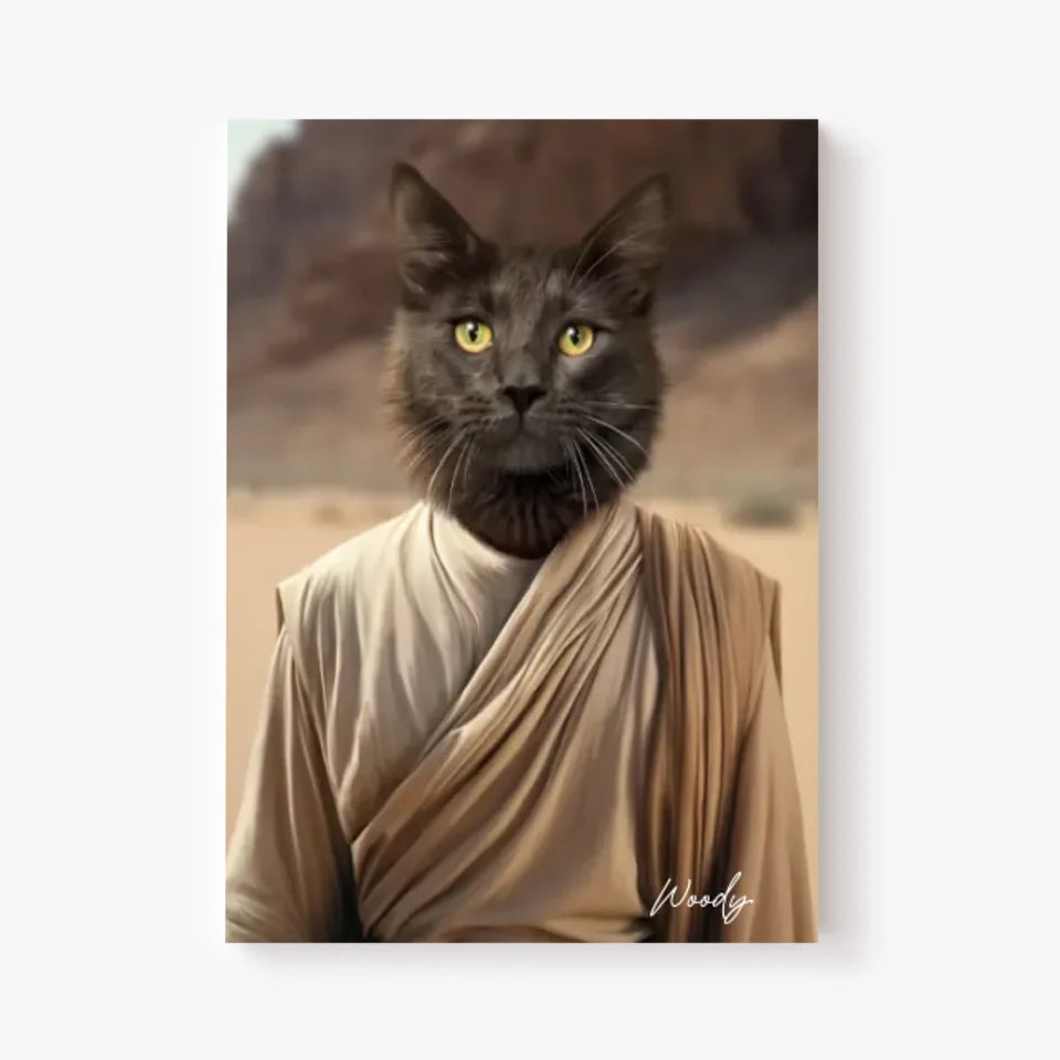 Tableau Animaux Portrait Personnalisé Rey Skywalker