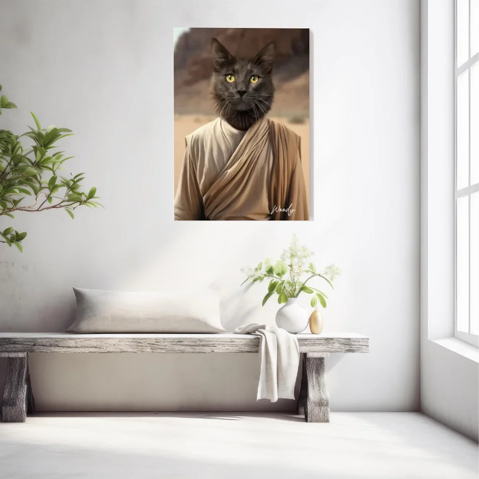 Tableau Animaux Portrait Personnalisé Rey Skywalker