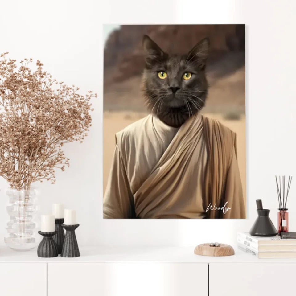 Tableau Animaux Portrait Personnalisé Rey Skywalker