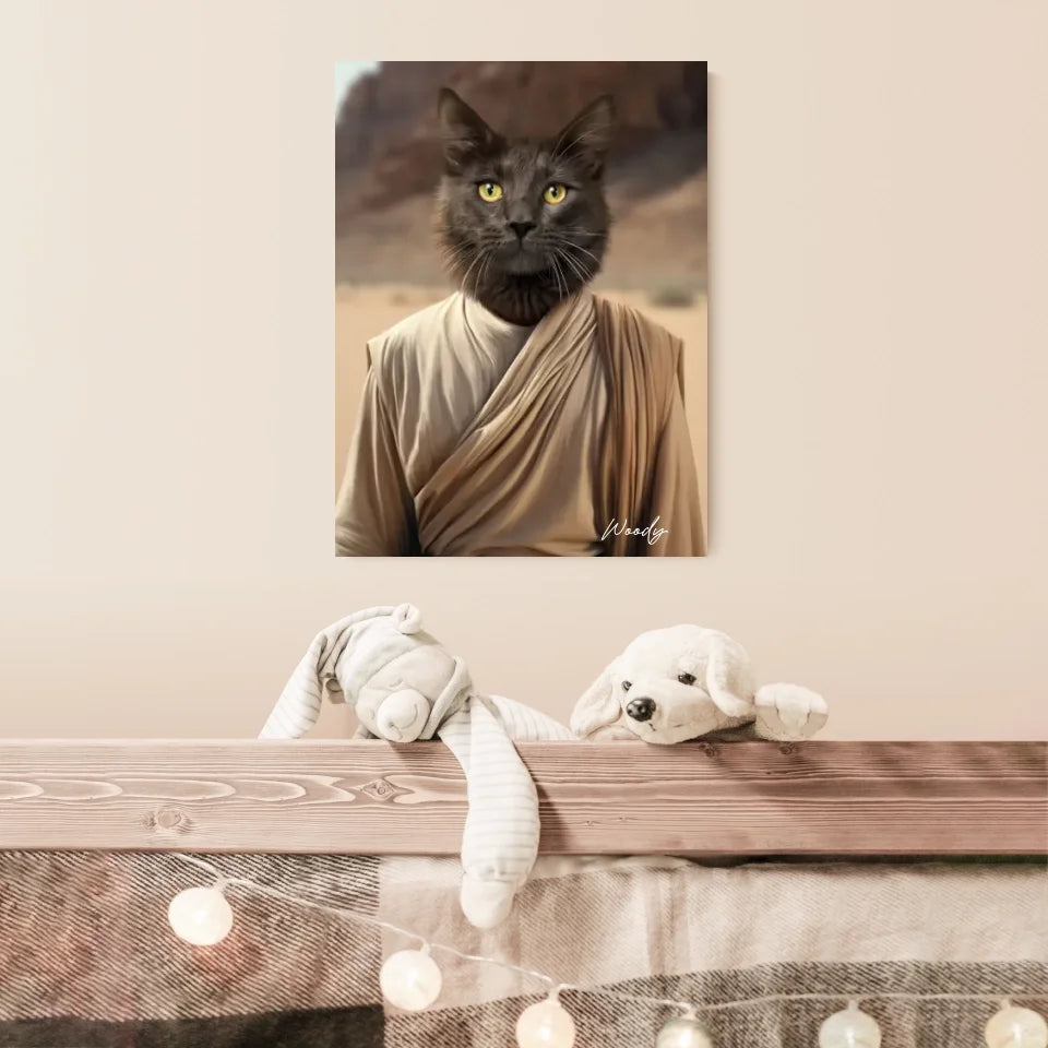 Tableau Animaux Portrait Personnalisé Rey Skywalker