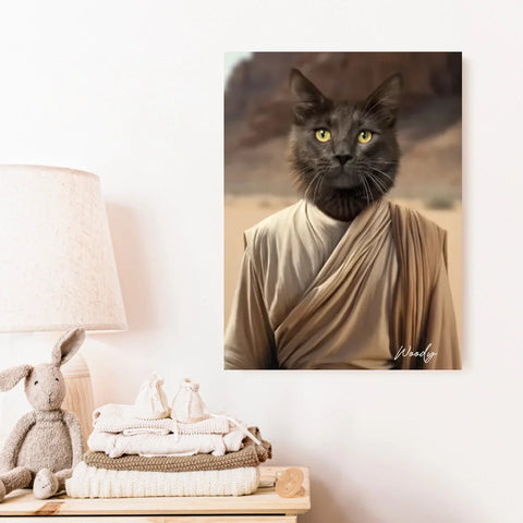 Tableau Animaux Portrait Personnalisé Rey Skywalker