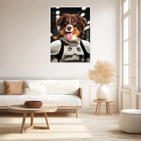 Tableau Animaux Portrait Personnalisé Stormtrooper