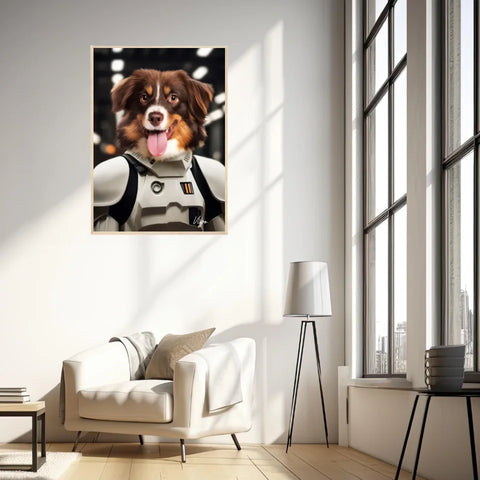 Tableau Animaux Portrait Personnalisé Stormtrooper