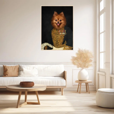 Tableau Animaux Portrait Personnalisé Renaissance Gwilym Lloyd George