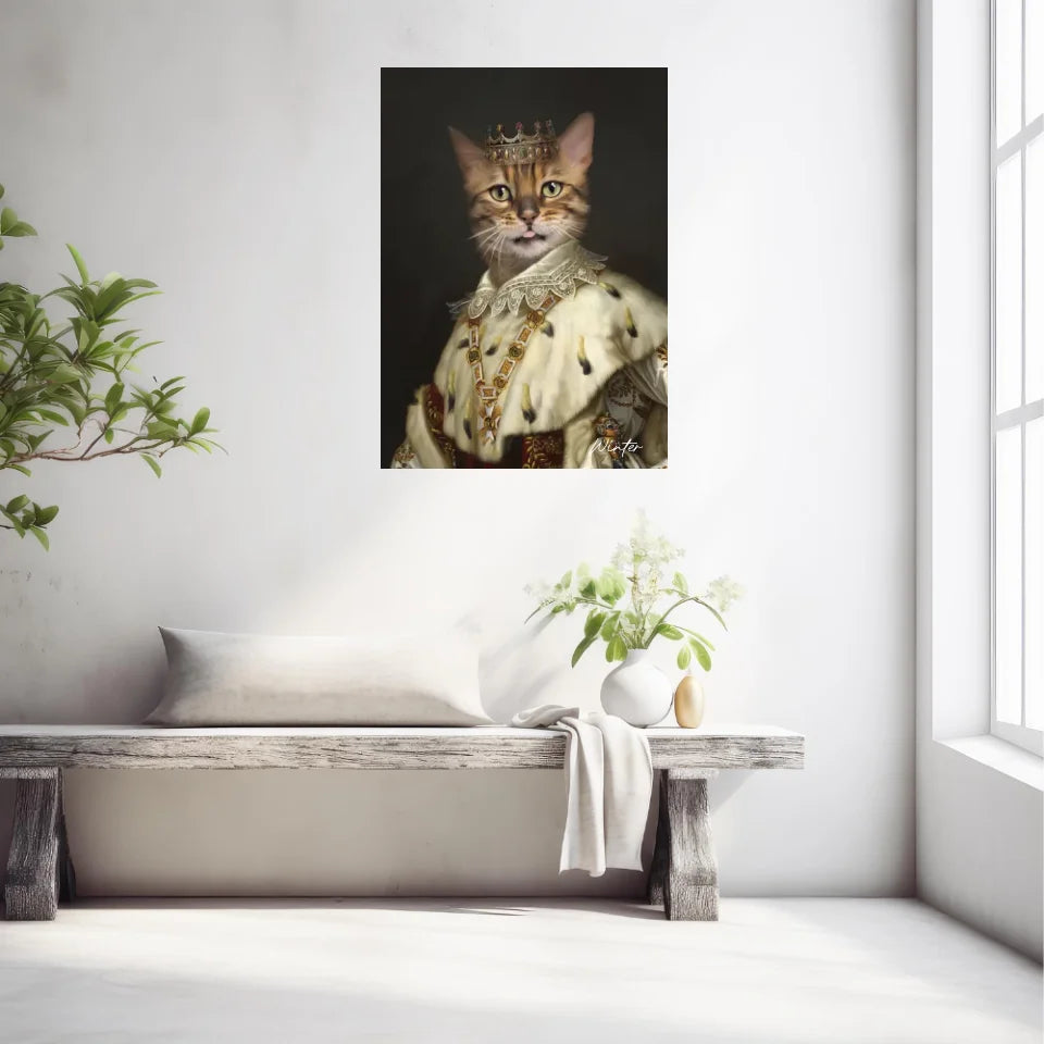 Tableau Animaux Portrait Personnalisé Renaissance Roi Louis Ier de Bavière