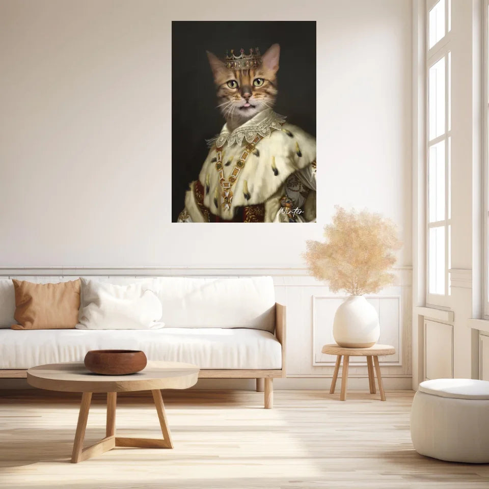 Tableau Animaux Portrait Personnalisé Renaissance Roi Louis Ier de Bavière