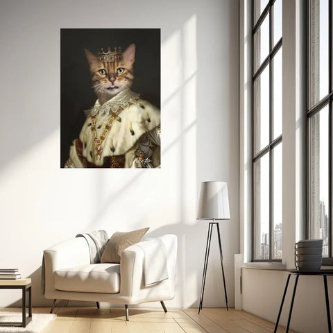 Tableau Animaux Portrait Personnalisé Renaissance Roi Louis Ier de Bavière