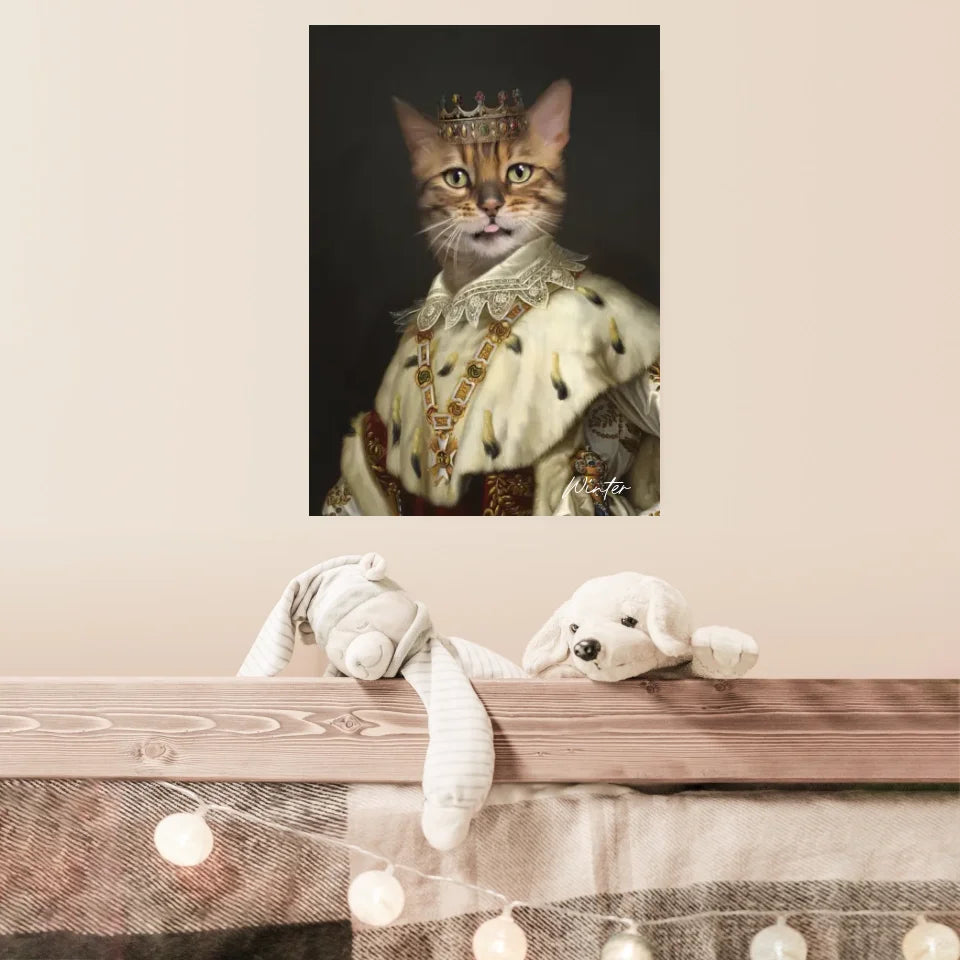 Tableau Animaux Portrait Personnalisé Renaissance Roi Louis Ier de Bavière