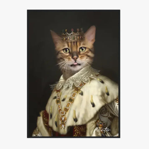 Tableau Animaux Portrait Personnalisé Renaissance Roi Louis Ier de Bavière