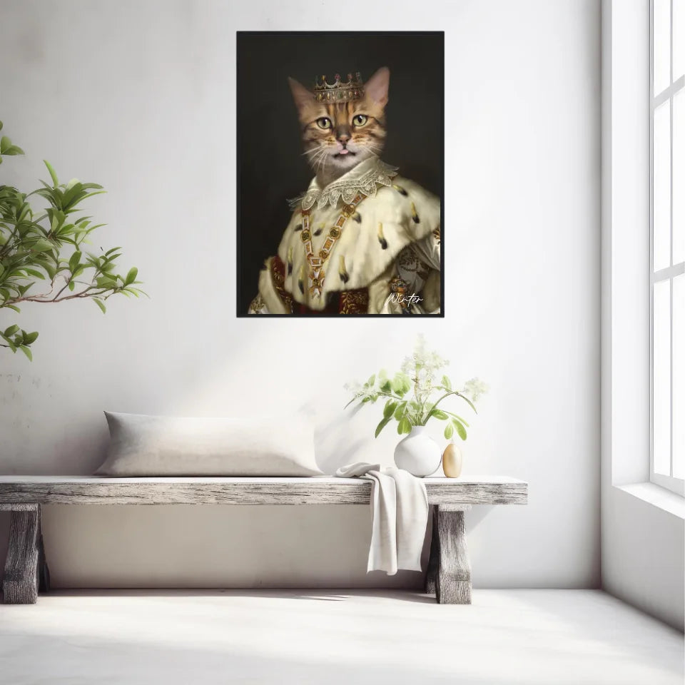 Tableau Animaux Portrait Personnalisé Renaissance Roi Louis Ier de Bavière