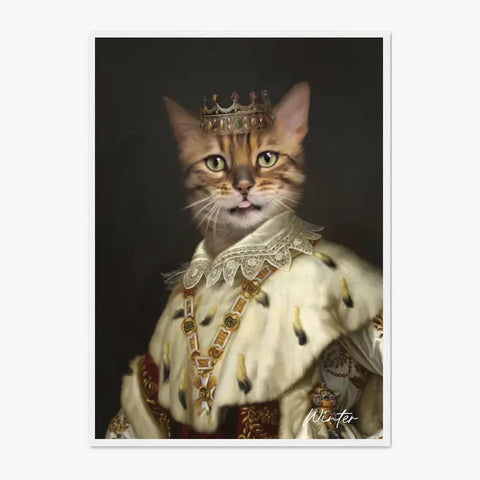 Tableau Animaux Portrait Personnalisé Renaissance Roi Louis Ier de Bavière