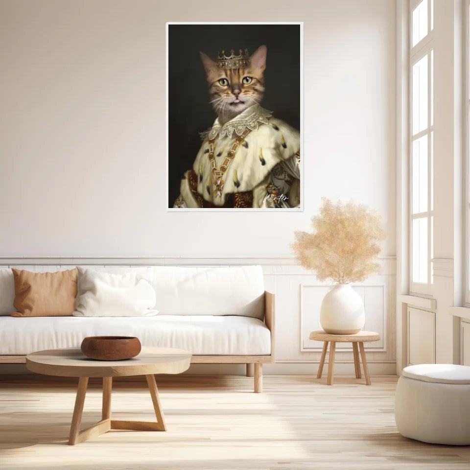 Tableau Animaux Portrait Personnalisé Renaissance Roi Louis Ier de Bavière