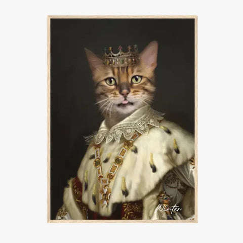 Tableau Animaux Portrait Personnalisé Renaissance Roi Louis Ier de Bavière