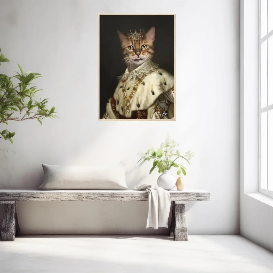 Tableau Animaux Portrait Personnalisé Renaissance Roi Louis Ier de Bavière