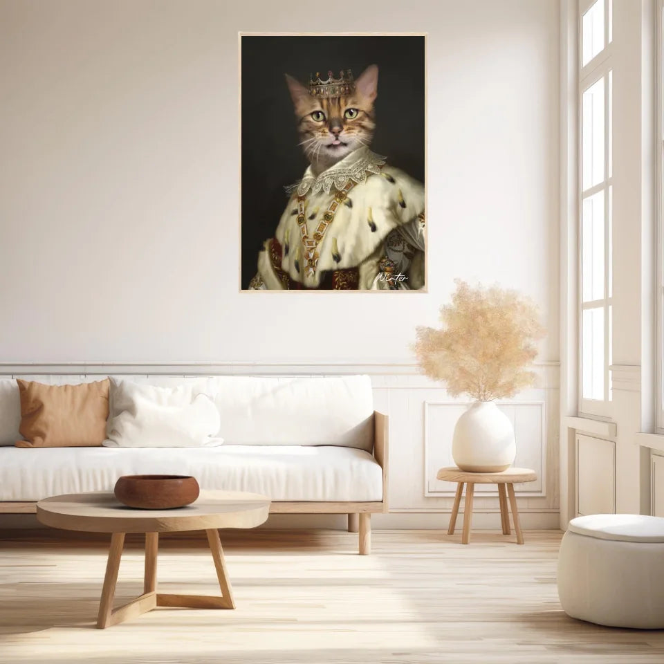 Tableau Animaux Portrait Personnalisé Renaissance Roi Louis Ier de Bavière