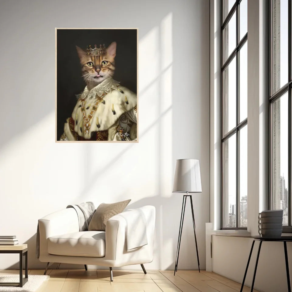 Tableau Animaux Portrait Personnalisé Renaissance Roi Louis Ier de Bavière