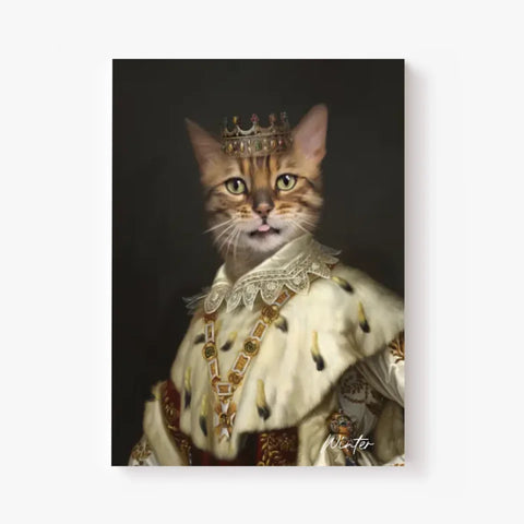 Tableau Animaux Portrait Personnalisé Renaissance Roi Louis Ier de Bavière