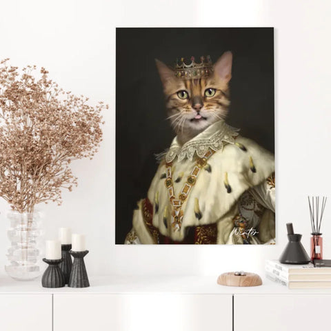 Tableau Animaux Portrait Personnalisé Renaissance Roi Louis Ier de Bavière