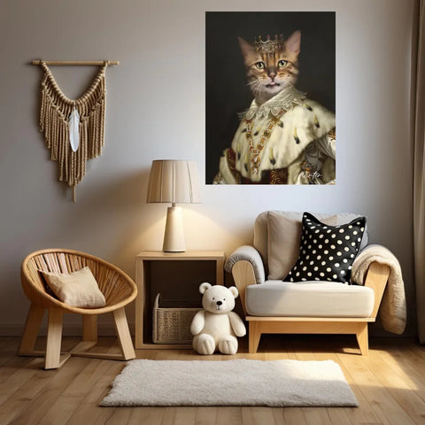 Tableau Animaux Portrait Personnalisé Renaissance Roi Louis Ier de Bavière