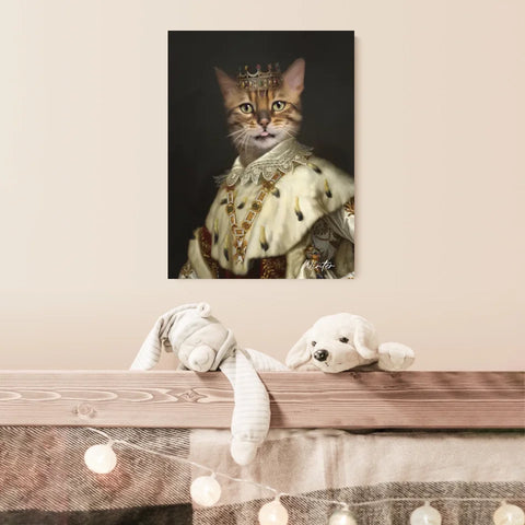 Tableau Animaux Portrait Personnalisé Renaissance Roi Louis Ier de Bavière