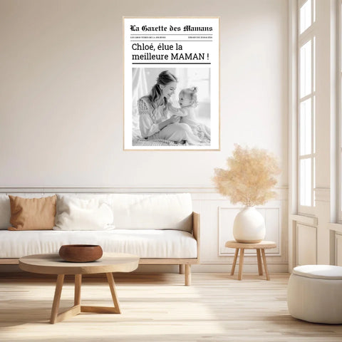 Affiche Personnalisée La Gazette des Mamans