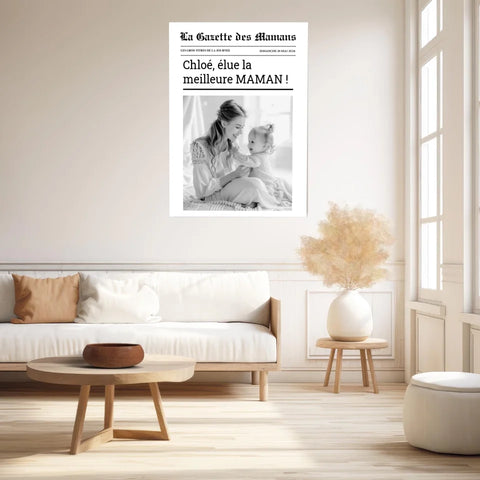 Affiche Personnalisée La Gazette des Mamans