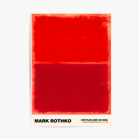 Mark Rothko Untitled Red On Red