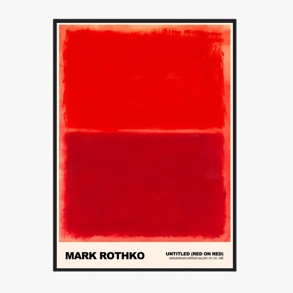 Mark Rothko Untitled Red On Red