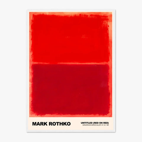 Mark Rothko Untitled Red On Red