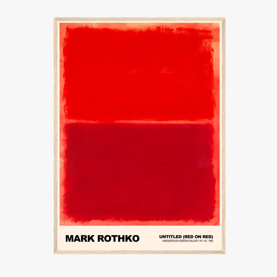 Mark Rothko Untitled Red On Red