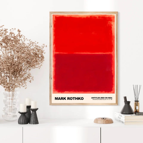 Mark Rothko Untitled Red On Red