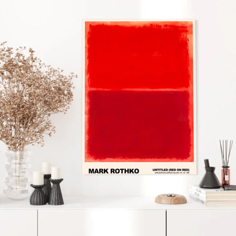 Mark Rothko Untitled Red On Red