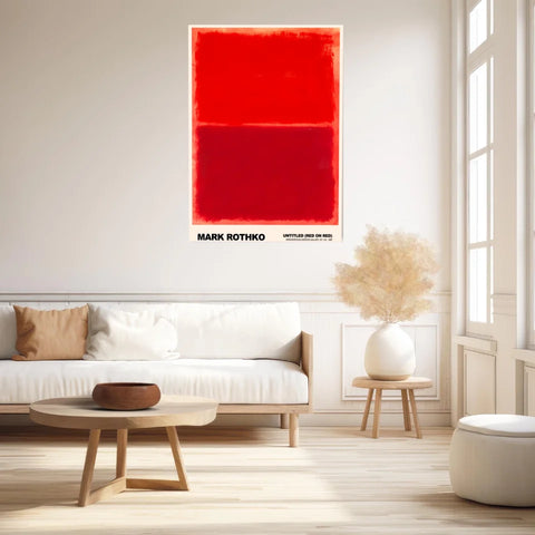 Mark Rothko Untitled Red On Red