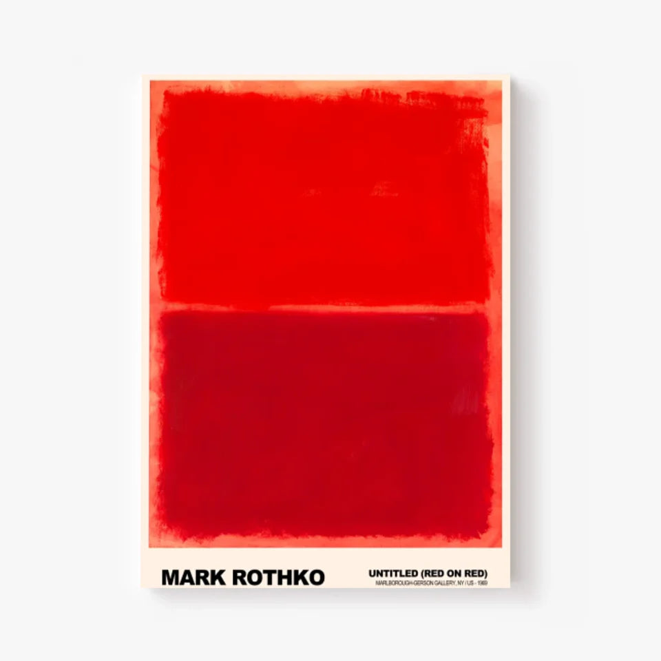 Mark Rothko Untitled Red On Red