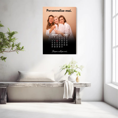 Affiche Personnalisée Calendrier Photo Anniversaire