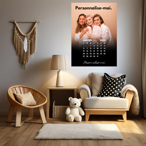 Affiche Personnalisée Calendrier Photo Anniversaire
