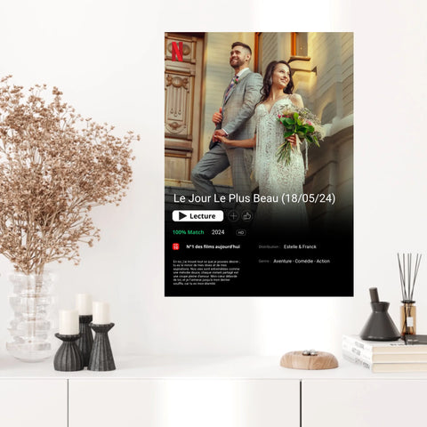 Affiche Personnalisée Poster Netflix Mariage