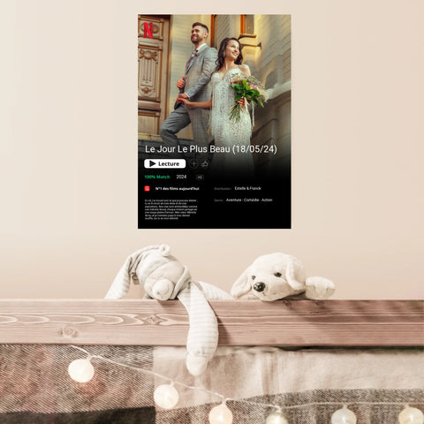 Affiche Personnalisée Poster Netflix Mariage