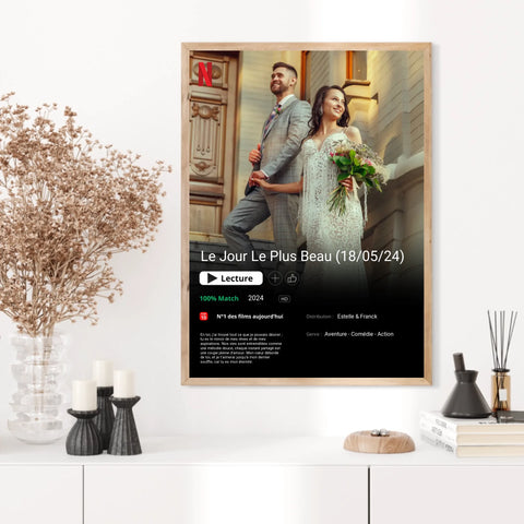 Affiche Personnalisée Poster Netflix Mariage